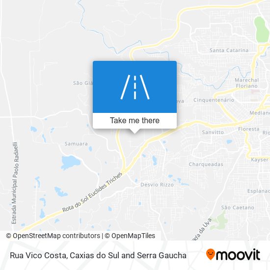Rua Vico Costa map