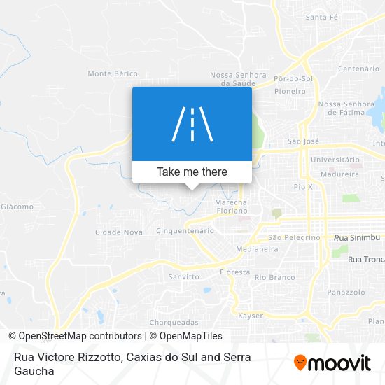 Rua Victore Rizzotto map