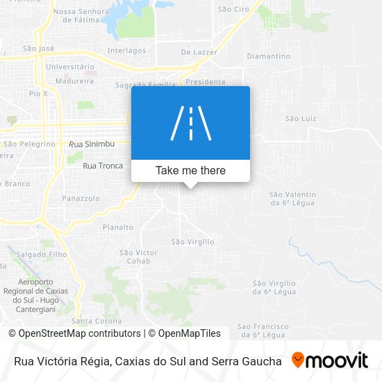 Rua Victória Régia map