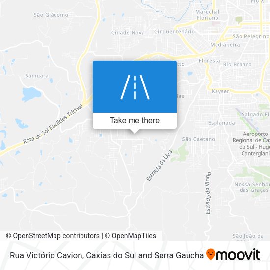 Rua Victório Cavion map