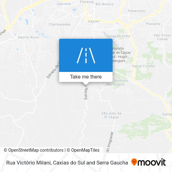 Rua Victório Milani map