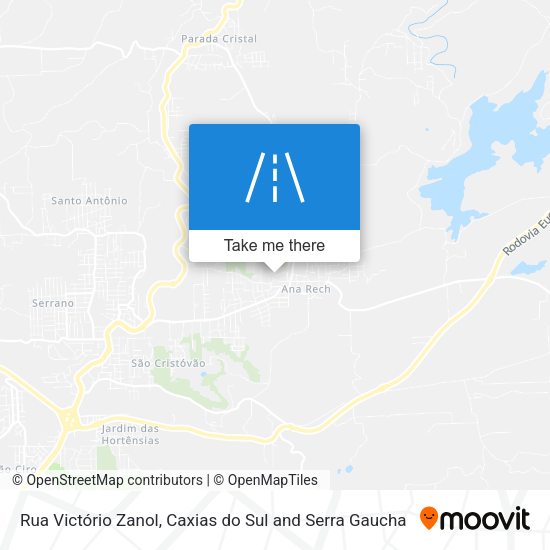 Rua Victório Zanol map
