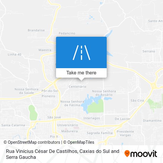 Rua Vinícius César De Castilhos map