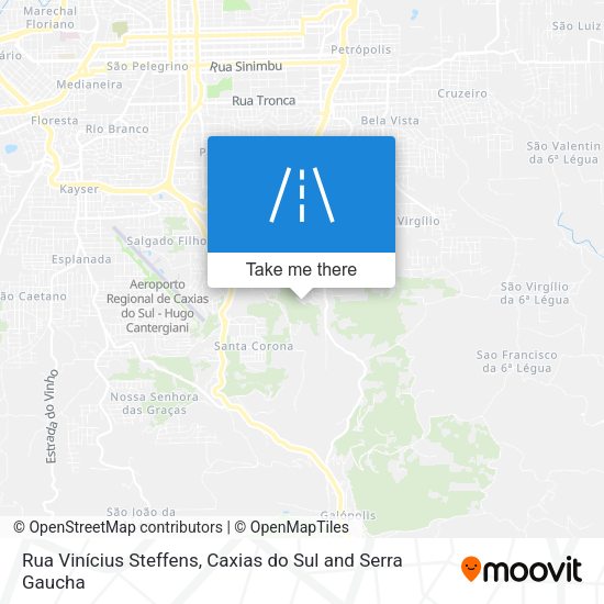 Rua Vinícius Steffens map