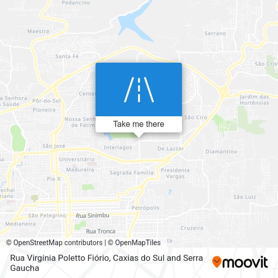 Rua Virgínia Poletto Fiório map