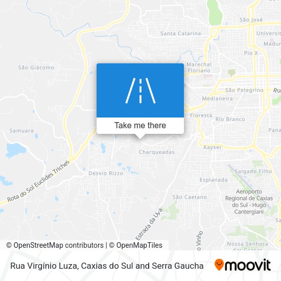 Rua Virgínio Luza map