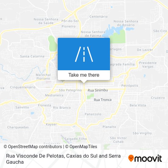 Rua Visconde De Pelotas map