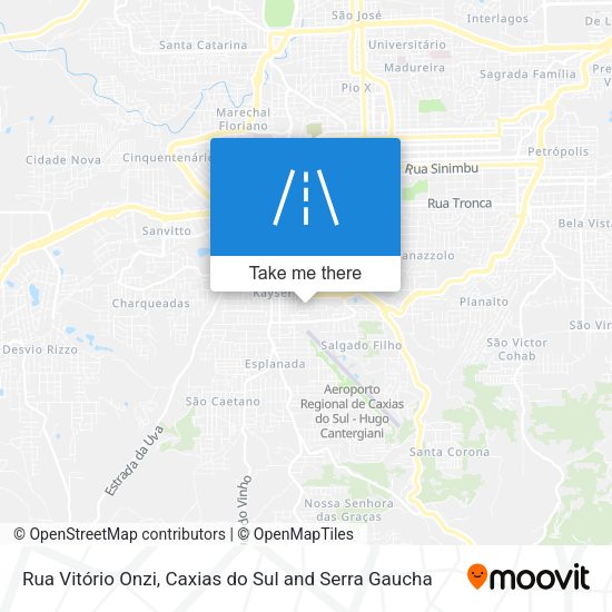 Rua Vitório Onzi map
