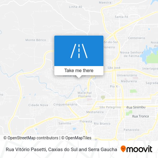 Rua Vitório Pasetti map