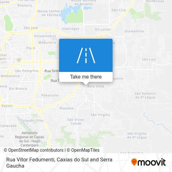 Rua Vítor Fedumenti map