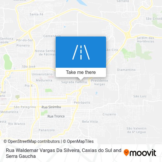 Rua Waldemar Vargas Da Silveira map