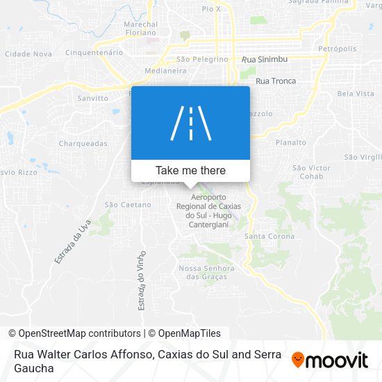 Rua Walter Carlos Affonso map