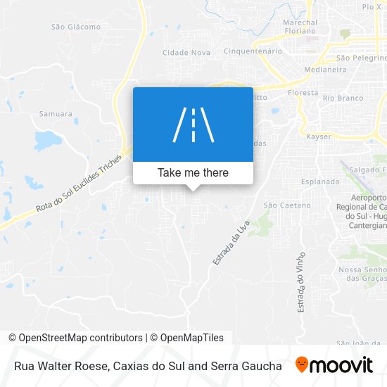Rua Walter Roese map