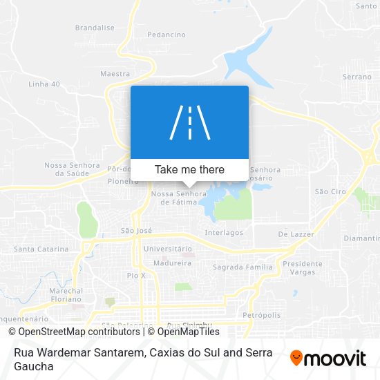 Rua Wardemar Santarem map