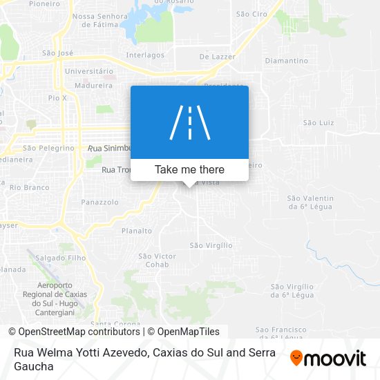 Rua Welma Yotti Azevedo map