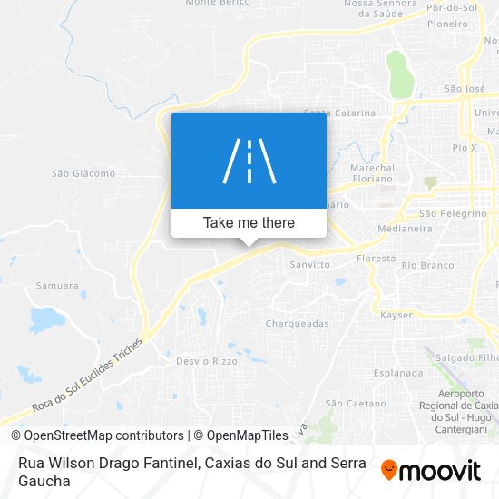 Rua Wilson Drago Fantinel map