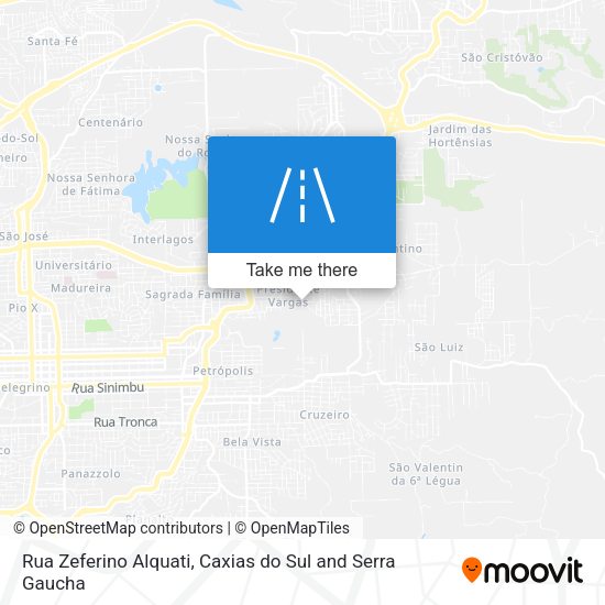 Rua Zeferino Alquati map