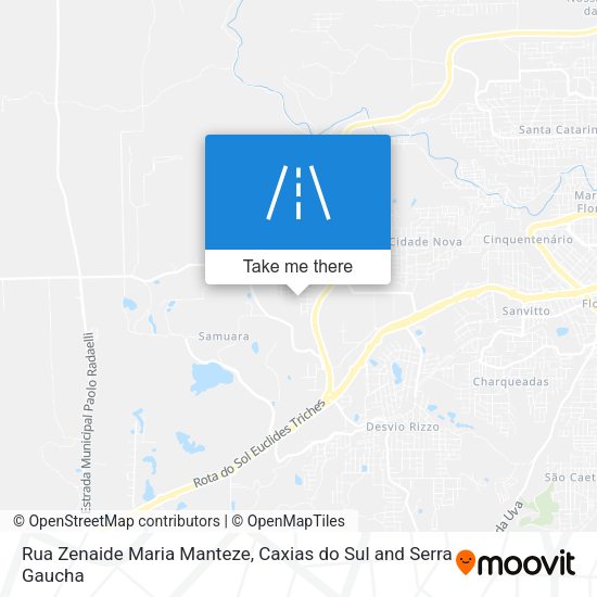 Rua Zenaide Maria Manteze map