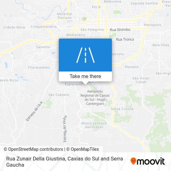 Rua Zunair Della Giustina map