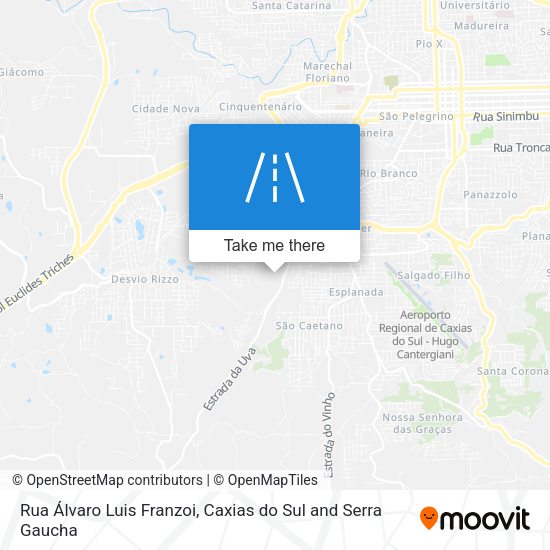 Rua Álvaro Luis Franzoi map