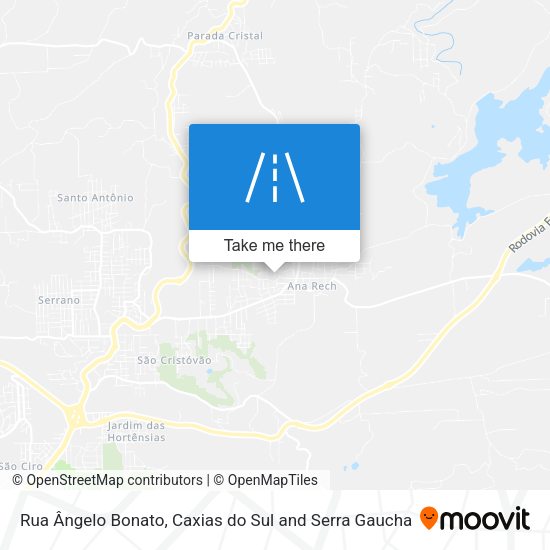 Rua Ângelo Bonato map