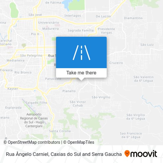 Rua Ângelo Carniel map