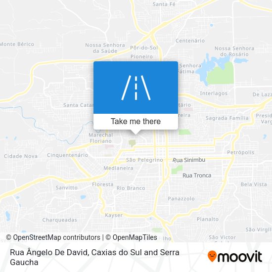 Rua Ângelo De David map