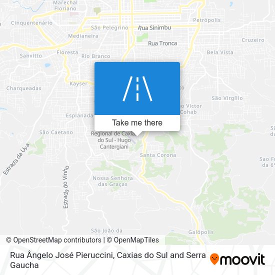 Rua Ângelo José Pieruccini map