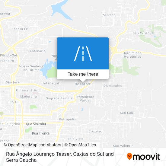 Rua Ângelo Lourenço Tesser map