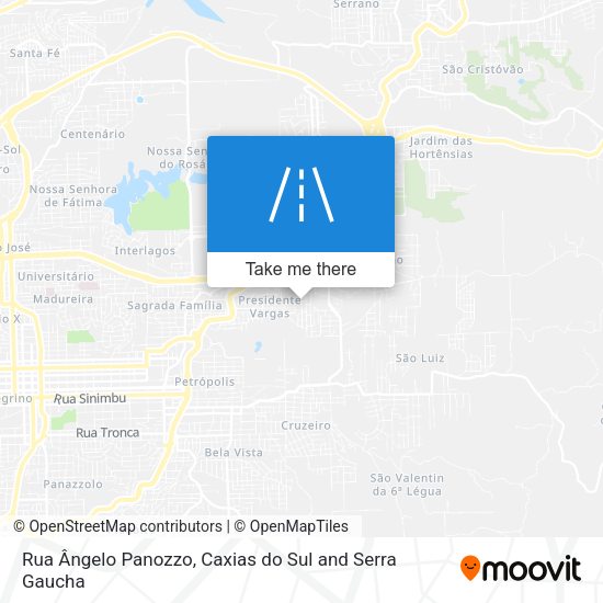 Rua Ângelo Panozzo map