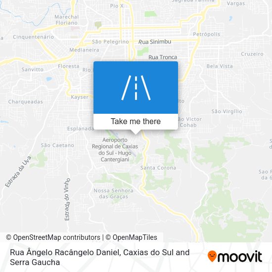 Rua Ângelo Racângelo Daniel map