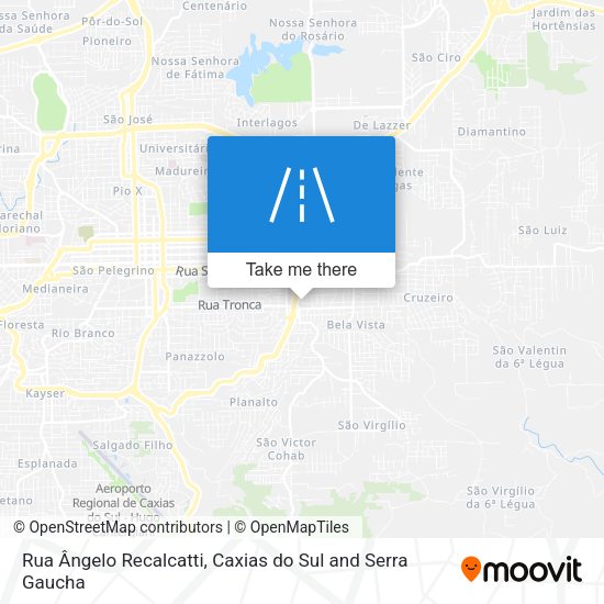 Rua Ângelo Recalcatti map