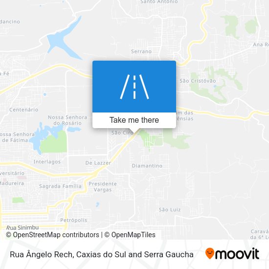 Rua Ângelo Rech map