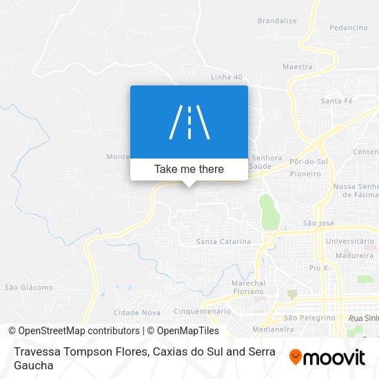 Travessa Tompson Flores map