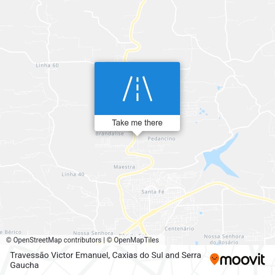 Travessão Victor Emanuel map