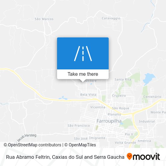 Rua Abramo Feltrin map