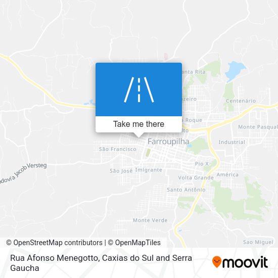 Rua Afonso Menegotto map