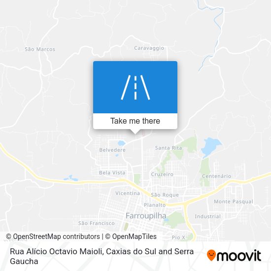 Rua Alício Octavio Maioli map