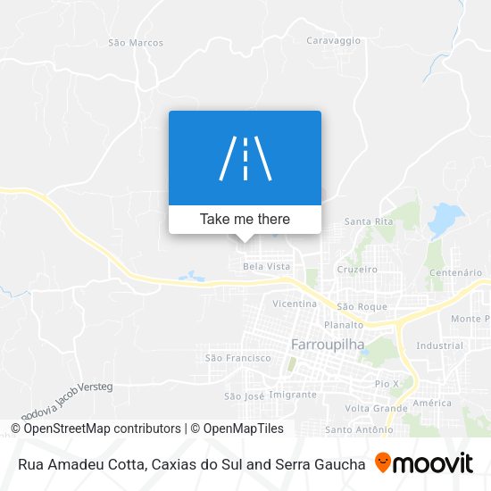 Rua Amadeu Cotta map