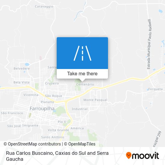 Rua Carlos Buscaino map