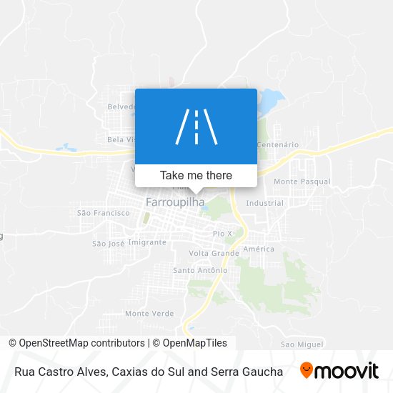 Rua Castro Alves map