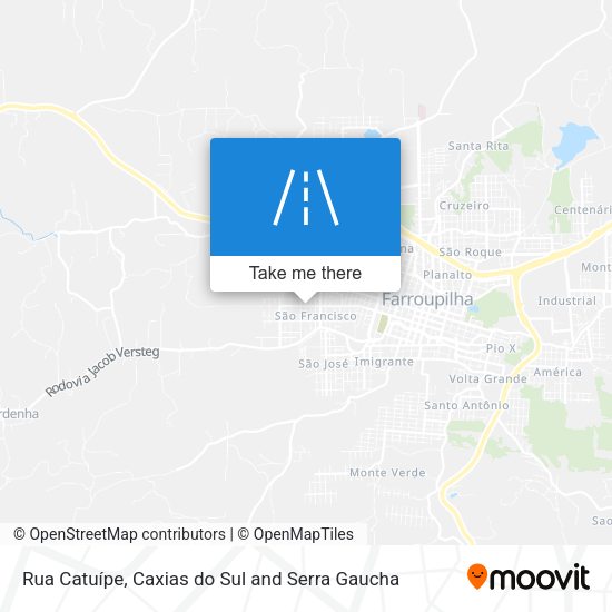 Rua Catuípe map