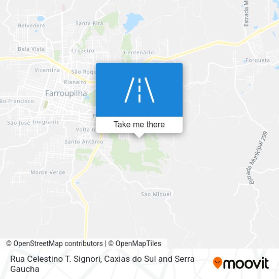 Rua Celestino T. Signori map