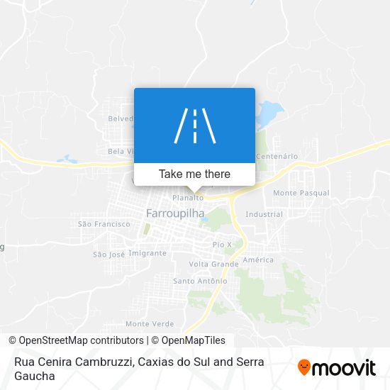 Rua Cenira Cambruzzi map