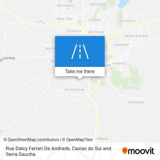 Rua Dalcy Ferrari De Andrade map
