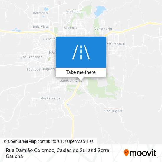 Rua Damião Colombo map