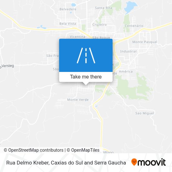 Rua Delmo Kreber map