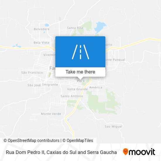 Rua Dom Pedro II map