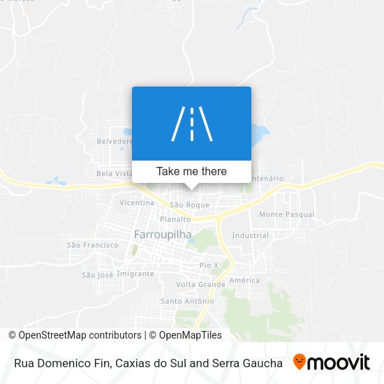 Rua Domenico Fin map