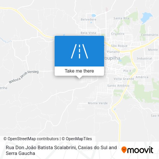 Rua Don João Batista Scalabrini map